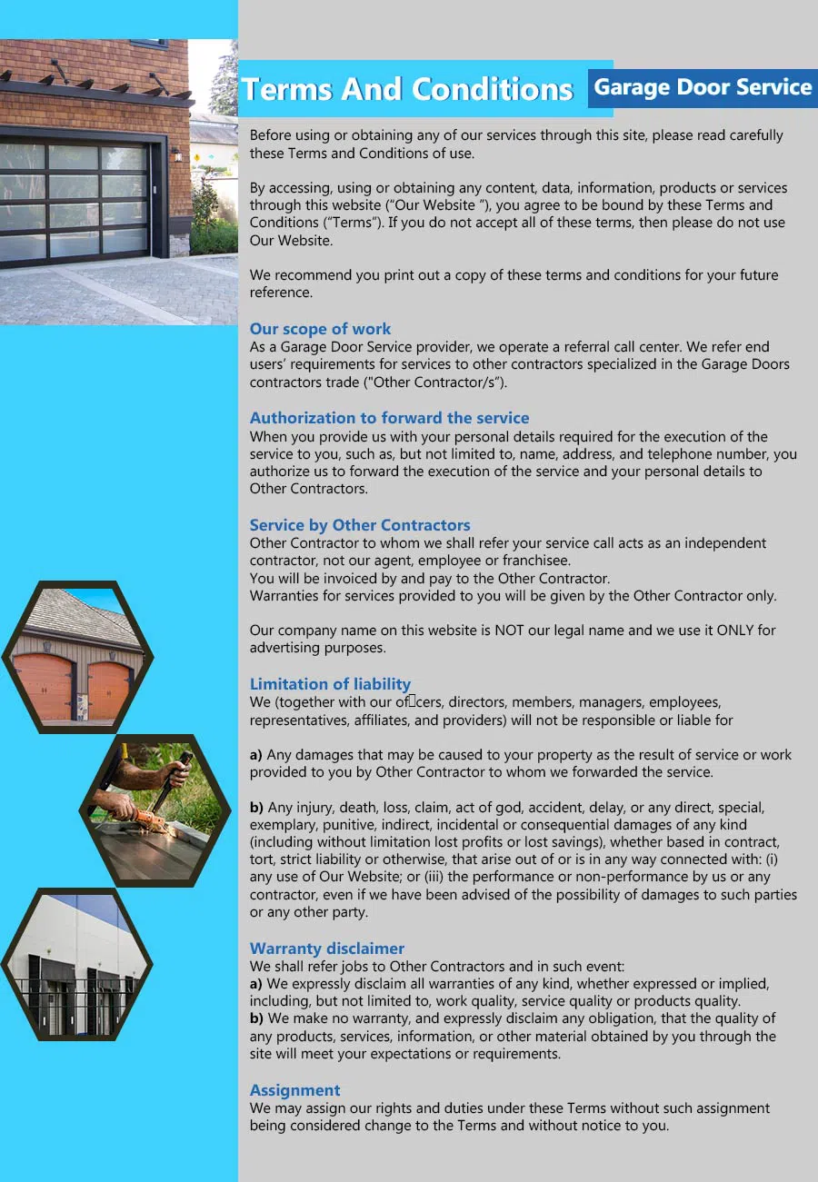 Capitol Garage Doors San Diego, CA 858-764-0156 - terms4